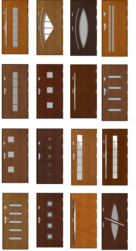 Drzwi Agmar Lublin płytowe - wzory