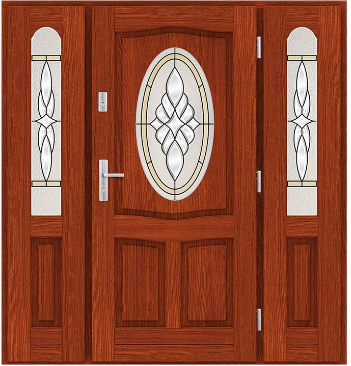 Drzwi zewnętrzne Lublin dwuskrzydłowe